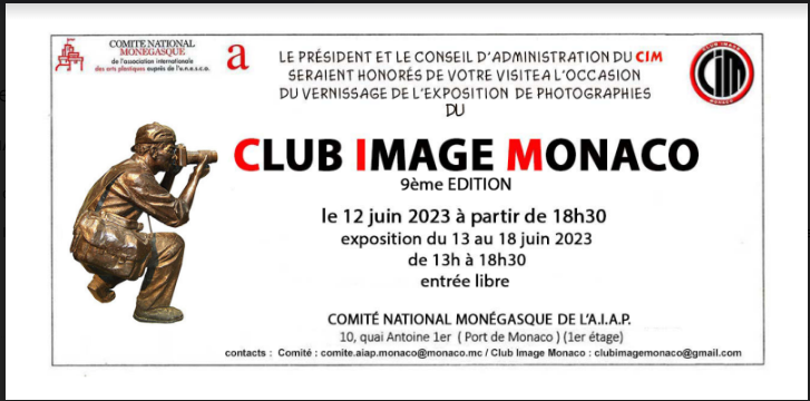 EXPOSITION PHOTOS - CLUB IMAGE MONACO