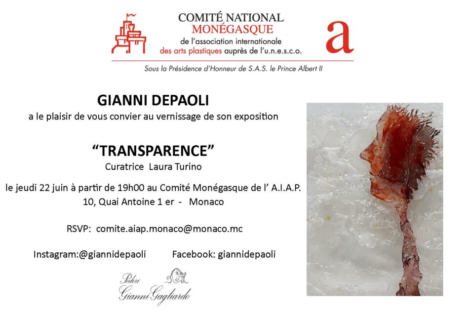 Exposition de Gianni Depaoli : « Transparence »