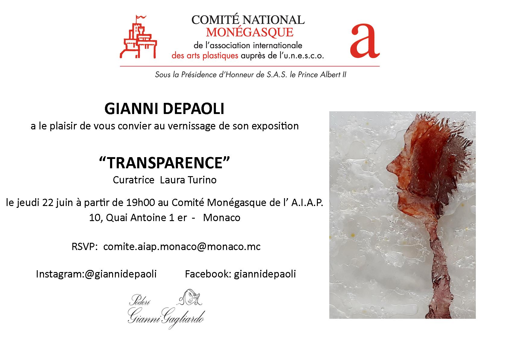 Exposition de Gianni De Paoli : 