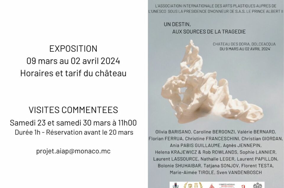 Exposition « Un Destin, Aux Sources de la Tragédie » du 9 mars au 2 avril 2024